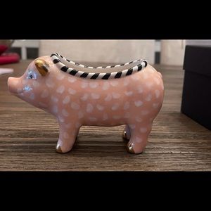 Mackenzie Childs Cute Ceramic Pig
